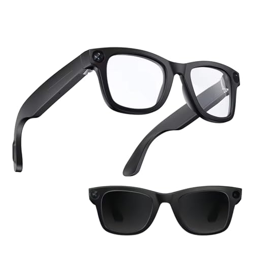 Bewinner Gafas Inteligentes de IA con Cámara, Gafas de Grabación de Video...