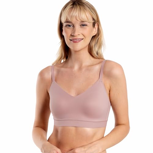 Floatley Cozy Adjustable Bra Comfort Wirefree Seamless Bra with Embedded Pad for Women Size M