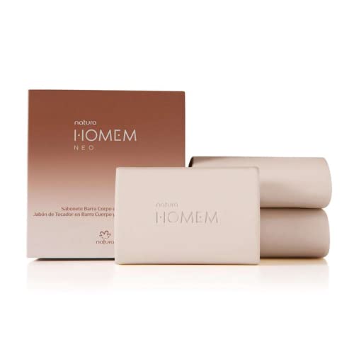 Sabonete em Barra Barba e Corpo Natura Homem Neo com 3 unidades