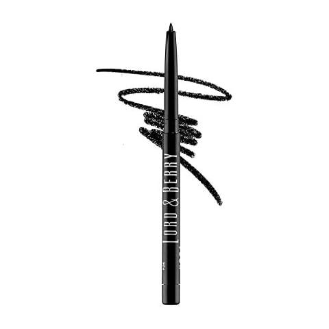 Lord & Berry LUXURY Eye Liner - Soft & Creamy Formula, Waterproof Long Lasting Mechanical Pencil with Built in Sharpener, Easy to Use Eye Makeup - Black Eyeliner Cover