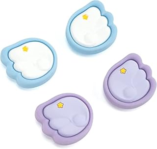 GeekShare Cute Silicone Joycon Thumb Grip Caps, Joystick Cover Compatible with Nintendo Switch / OLED / Switch Lite,4PCS -- Little Wings