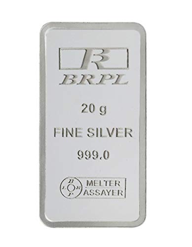 Bangalore Refinery 999 Purity Silver Bar 20 Gram