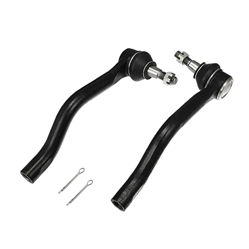 X AUTOHAUX 2pcs Front Outer Tie Rod End Links Suspension Steering Tie Rod End ES800357 ES800358 for...