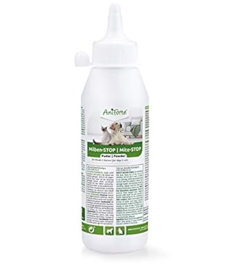 Mite-STOP Powder by Aniforte | Disinfect Cats & Dogs with Proper Flea Treatment | 250ml (50g) Diatomaceous Earth