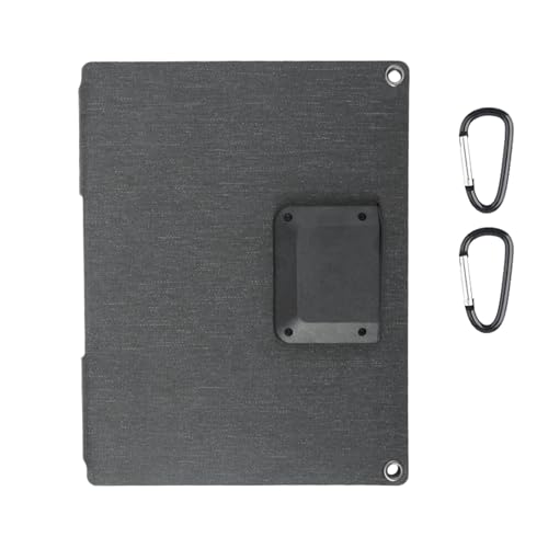 Duroecsain Cargador Solar | Panel Solar Portátil - Generador de Estación con Inversor para Teléfono Exterior, Camping, Senderismo, Supervivencia y Mochila
