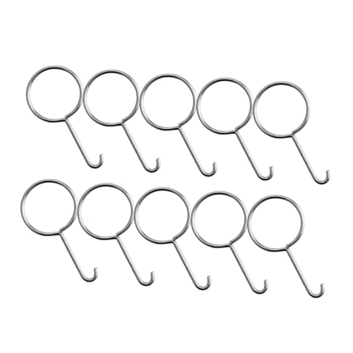 BRIGHTFUFU 20pcs Stainless Steel Drain Grate Lifter Efficient Shower Drain Lifting Hooks for Bathroom Kitchen