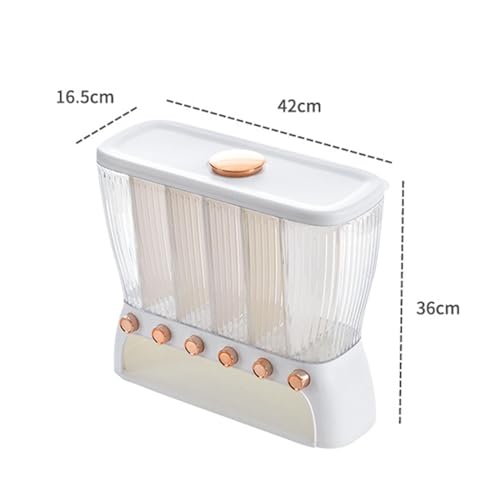 Image of ARTISOUL Cereal Dispenser Moistureproof Dry Food Dispenser for Rice Pantry Home | Kitchen, Dining & Bar | Kitchen Storage & Organization | Food Storage Containers