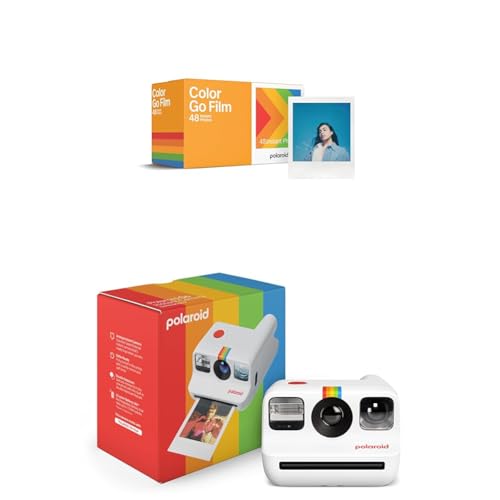 Polaroid - Go Generation 2 Appareil Photo instantané - Blanc & Film Couleur pour Go - x48 Film Pack