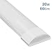 Lampara Luminaria Led 60 cm 20w. Color Blanco frio (6500K). Tubo led...