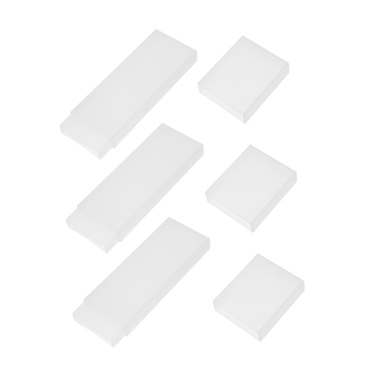 IWOWHERO 3pcs Portable Tongue Scraper Organizer Case Lightweight and Washable Storage Box for Easy Carrying Outdoor Use and Organized Maintenance of Tongue Cleaning Tools