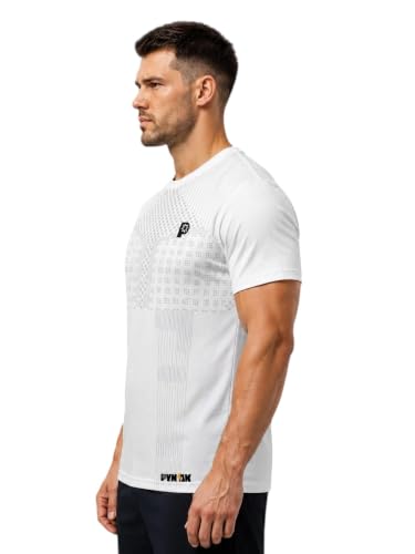 Image of Men's Active Wear T-Shirt | 100% Polyester | Regular Fit | Round Neck | Half Sleeve | Solid Sports & Gym T-Shirt for Running, Workout, Casual
