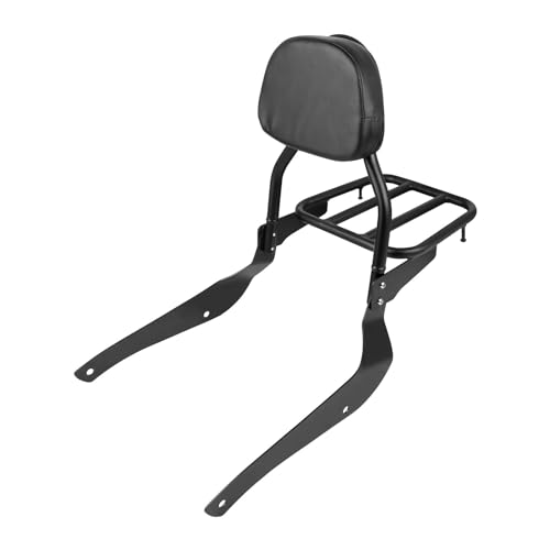 Sissy bar moto avec porte-bagages Suzuki Volusia Boulevard pour partir en road-trip confort