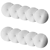 UKCOCO 50 Stück Kleine Metallbroschenrohlinge 2,5cm Weiß Stabile Broschenschalen mit...