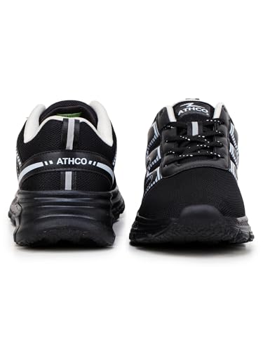 Image of ATHCO Mens Glide Super Comfortable Insole Shoes|Running|Walking|Training|Gym|Jogging|Sneaker|Athletic|Laceup|Flexible|Lightweight|Dailyuse|Sports|Casual|ExtraSoft|Fitness|Gents Boys