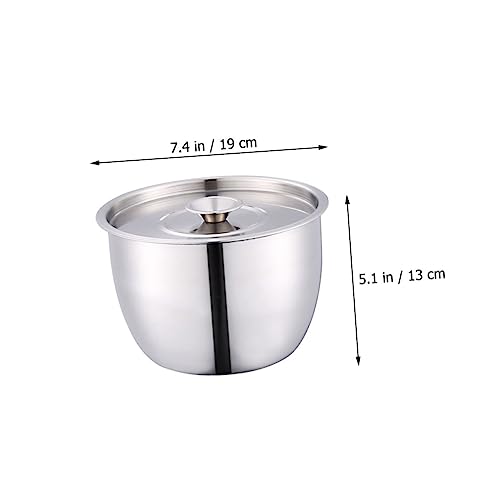 Cuenco para batir huevos multifuncional de acero inoxidable miniatura 2
