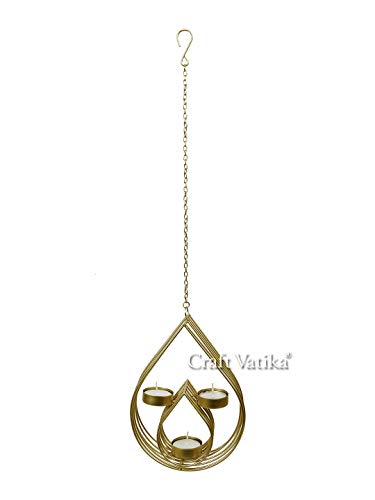 Craftvatika Tealight Candle Holders Wall Hanging For Home Decoration Metal Candle Holder Tea Light Wall Sconces For Living Room Bedroom Garden Home Decor #TOP1