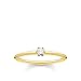 Produktbild THOMAS SABO Ring weißer Stein gold vergoldetes Silber TR2312-414-14-50