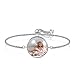 Verstellbares Kettenarmband für Damen, Modeschmuck, Armbänder, Geburtstag, Weihnachten, Freunde, Geschenke, Mädchenpuppe auf Safe