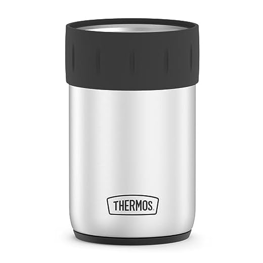 THERMOS Isolador de lata de bebida de aço inoxidável para lata de 355 ml, aço inoxidável