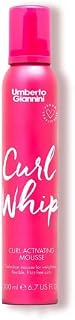 Umberto Giannini Curl Whip Curl Activating Mousse, Vegan & Cruelty Free Frizz Solution Mousse for Curly or Wavy Hair, 200 ml