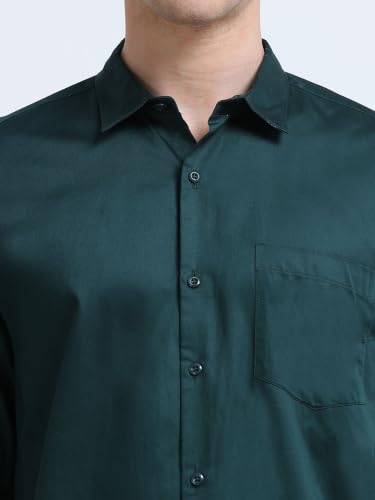 Image of Miraan Men's Satin Long Sleeve Casual Shirt (GASATIN)
