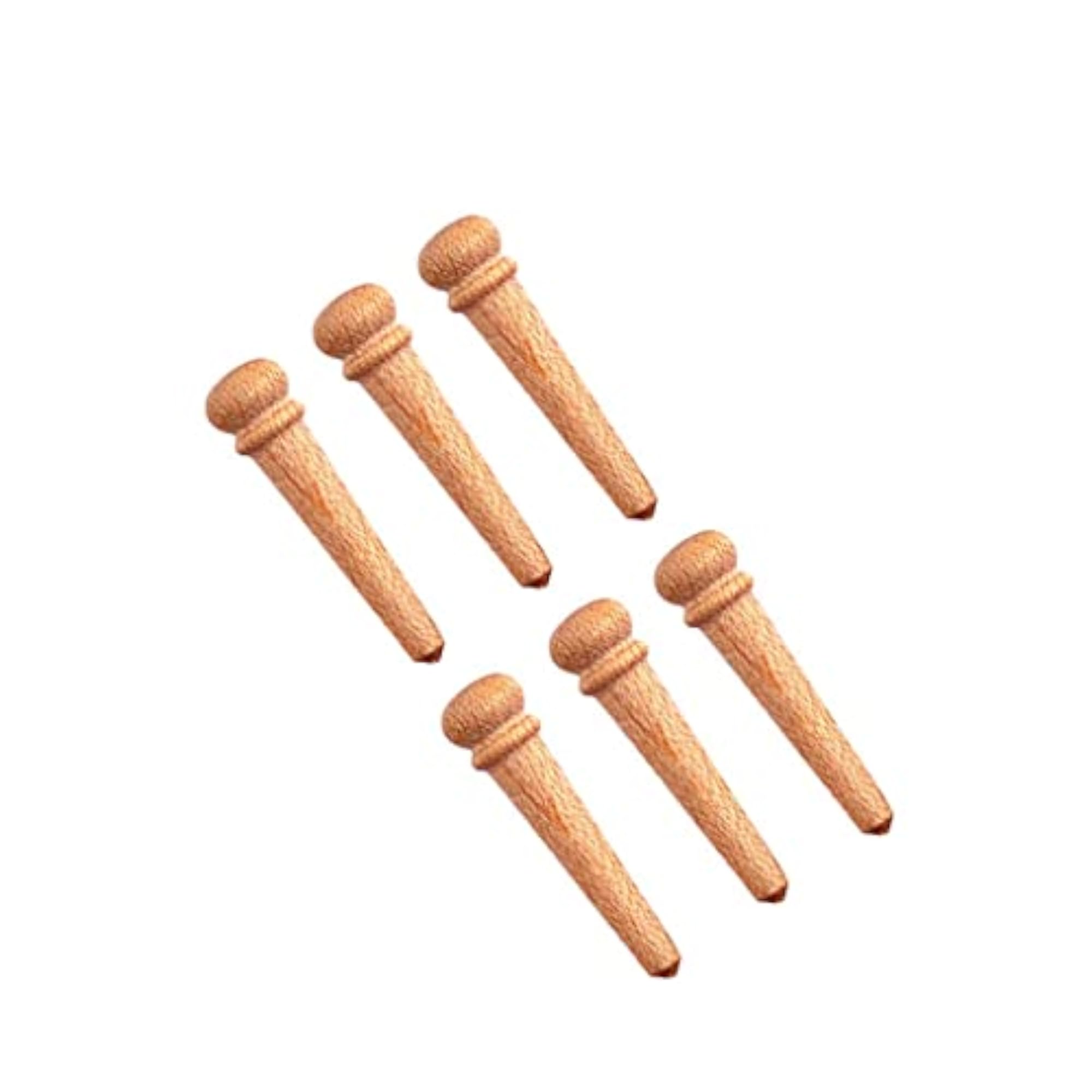 6Pcs Durable Maplewood Acoustic Guitar Bridge Pins