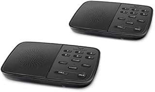 Hosmart 1/2 Mile Long Range 6-Channel Security Wireless Intercom System for Home or Office, 2022 Upgraded Room to Room Intercom, Easy to Use with Clear Sound (2 Pack)