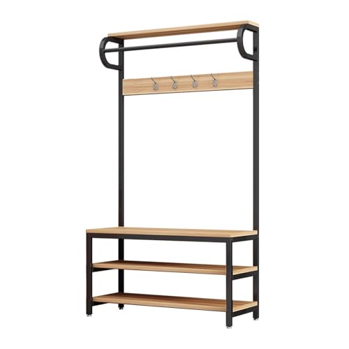 Portemanteau 4 en 1 pour résoudre le manque de place et ranger vos chaussures dans l'entrée