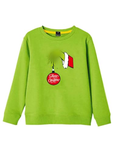 Remimi Unisex Kids Christmas Sweatshirt Long Sleeve Xmas Pullover Tops 3-14 Years