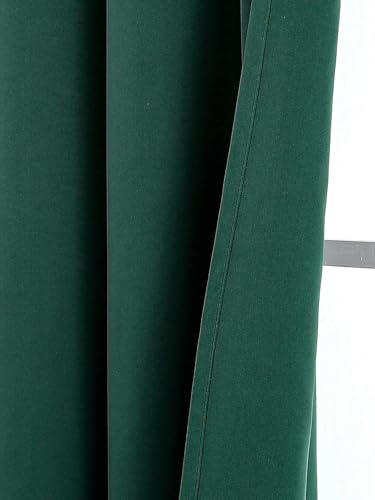 Rideaux occultants en polyester uni avec isolation thermique