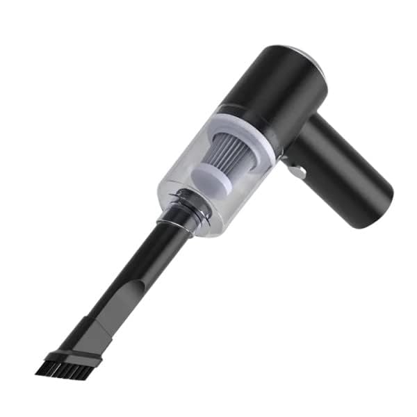 Image of Portable Wireless Vacuum Cleaner with Strong Suction, LED Light, Washable Multiple Nozzles for Car, Home & Office Dust Cleaning