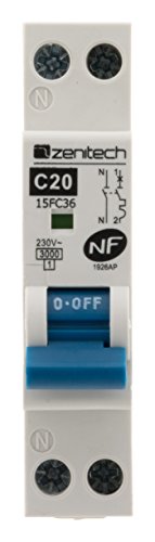 Zenitech - Disjoncteur PH/N - 20A NF pour cumulus et chauffe-eau – vue 2