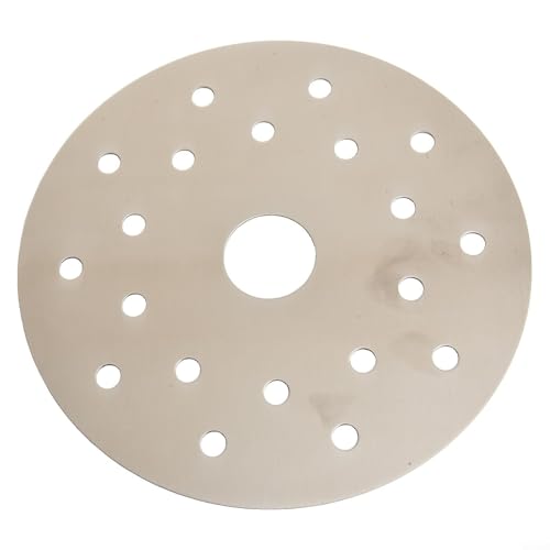 CWOQOCW Adaptador de disco difusor de calor de inducción en acero inoxidable para cacerola de vidrio, utensilios de cocina no magnéticos con distribución uniforme del calor (16,5 cm)