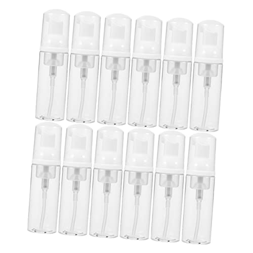 Beaupretty 12 Uds Botella De Burbujas Botella De Burbujas Dispensador De Espuma Artículos De Tocador De Viaje Botellas De Spray De Jabón De Manos Recargables Dispensadores Recargables