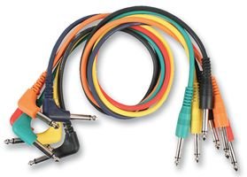 [UNBRANDED] Cable de conexión, Jack Mono R/A 60 cm PK6 | Conjunto de cables de audio y vídeo, 6 unidades – FL-14-60
