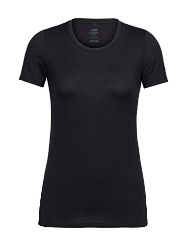 Icebreaker Merino Women's WMNS Tech Lite Ss Low Crewe, Black, M