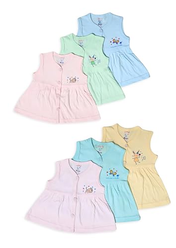 Funny Bear Baby Girl Dress | New Born Baby Girl Frock Dress