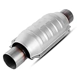 AUTOSAVER88 ATCC0017 2.25" Inlet/Outlet Universal Catalytic Converter with Heat Shield (EPA Complian