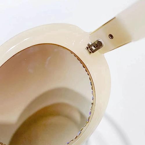 bling Round Sunglasses for Women Sparkling Rhinestone Sunglasses Trendy Party Diamond Sunglasses UV400 Protection4