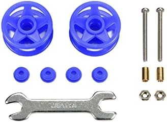 JR Low Friction Plastic Double Rollers (Blue) / Tamiya / 15532 image 3