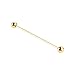 Produktbild 1 Stücke Kragen Bar Pins Hemd Krawatte Krawatte Pins Clip Verschluss Revers Stick Brosche Männer Gold Ton Messing Ball