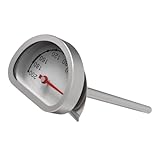 SUPVOX Edelstahl Öltemperaturthermometer Küchen Frittierthermometer ohne Batterie Hochpräzise Öltemperaturanzeige für Kochen Grillen und Frittieren