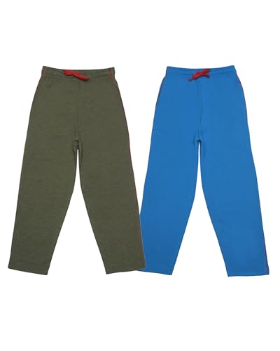 Image of Dollar Champion Cotton Regular Fit Trouser Pack of 2 for Boys -Actual Color May Vary