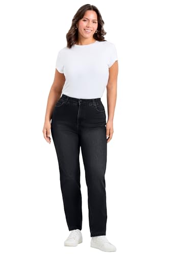 Women's Plus Size Petite Butter Denim Straight Leg Jean