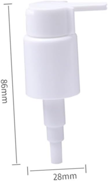 8Pcs Plastic Lotion Pump Heads with Clips, 24 Thread Refillable Dispensers image 5