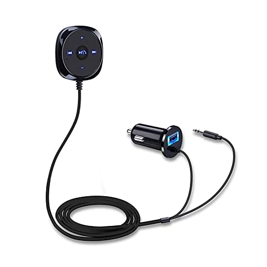 HUIHUI Store Handsfree Cigarette Lighter Magnetic Base Bluetooth Car Kit MP3 A2DP 3. 5mm AUX Audio Music Receiver Adapter USB Laddare