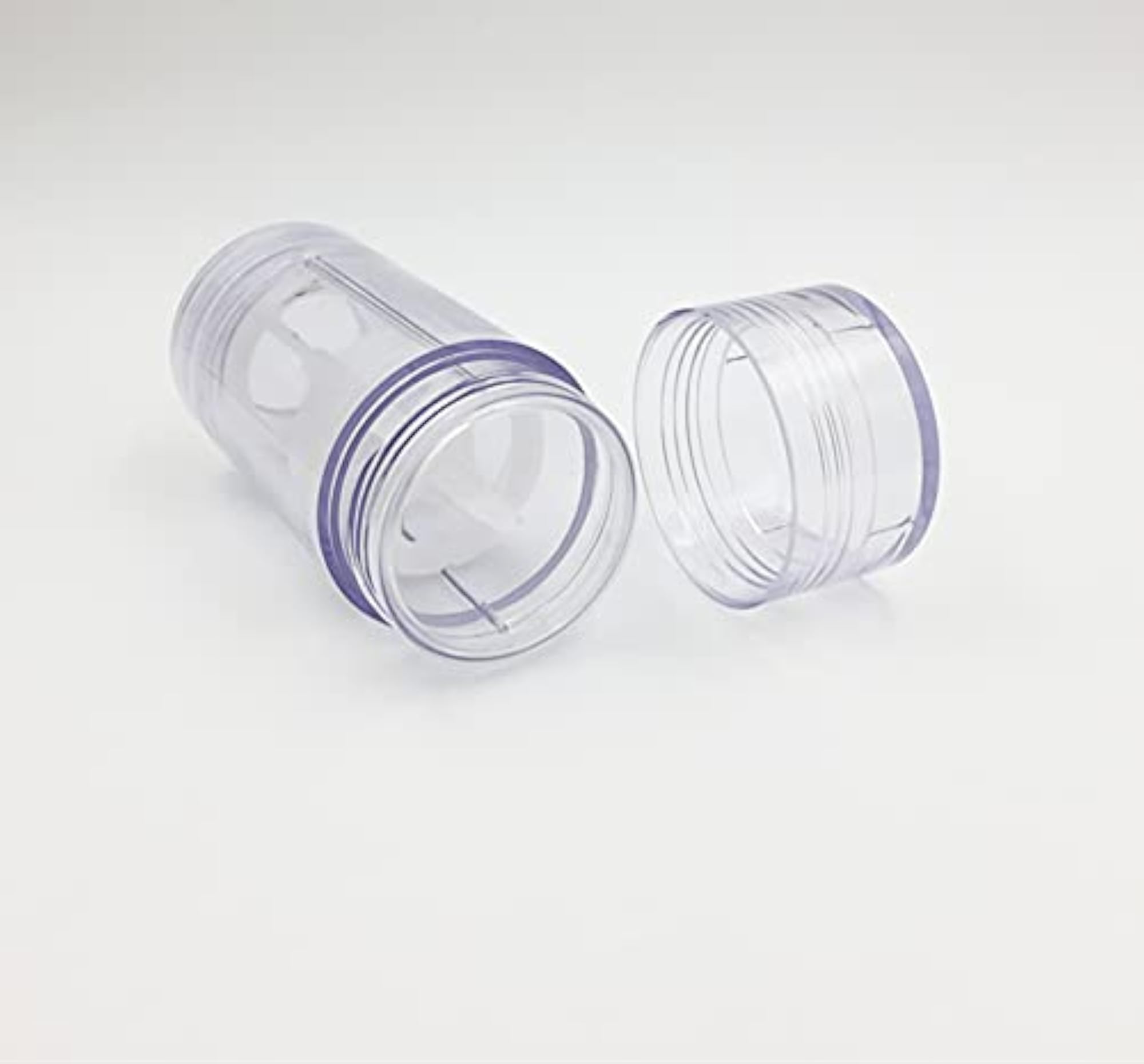 5 Packs Plastic Deodorant Containers, 1 Oz Refillable Tube