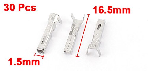 Sourcingmap Boat Car Speaker 1.5mm Female Crimp Spade Terminal Connector 30Pcs, 30Pcs E1.5A - Image 3
