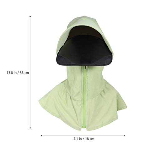 ARTIBETTER Chapéu de Sol Com Aba E Protetor Facial Ajustável Polaina para O Rosto Lenço Lenço Bandan