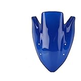 GYXY Windschild Spoiler Für Kawasaki Z1000/Z-1000/Z 1000 2003 2004 2005 2006 Cafe Racer Motorrad Windschutzscheibe Motorrad Windschutzscheibe Windabweiser 03-06 (Color : Rainproof Film)